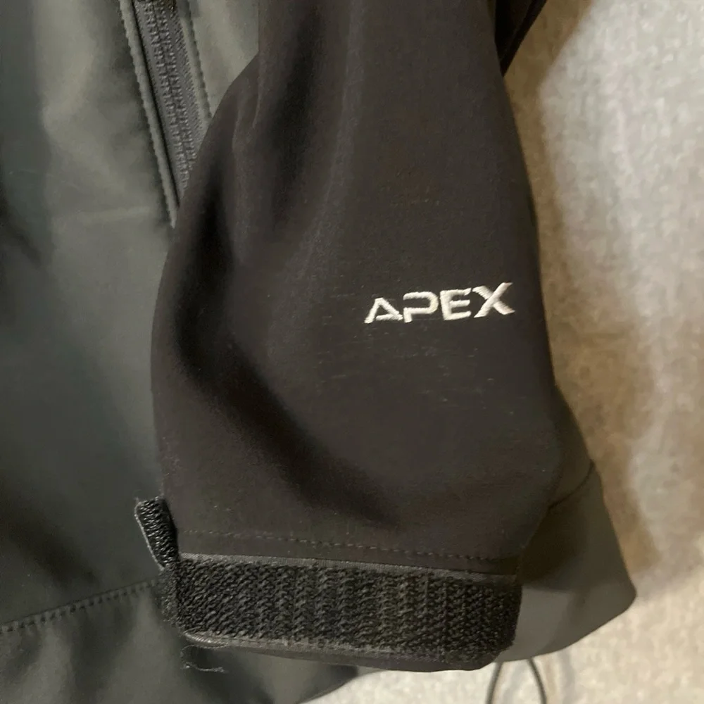 The North Face Men’s Apex Jacket XL Grey Full Zip Primaloft Lined Coat